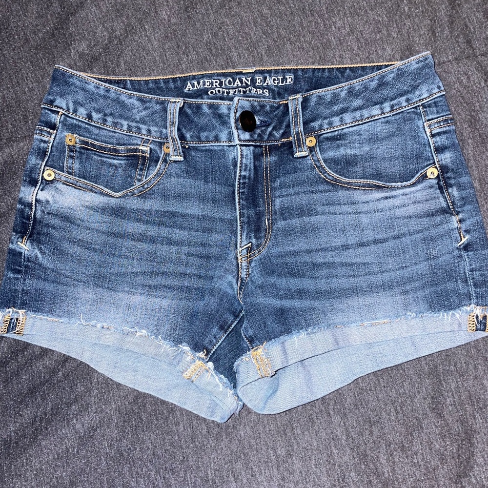 American Eagle “Shortie” shorts.